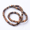 Natural Leopard Skin Jasper Bead Strands X-G-R403-4x6-10-2