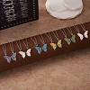 2Pcs Matching Butterfly Pendant Necklaces Set JN1033D-1-4