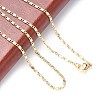 Brass Chain Necklaces MAK-L009-17G-3