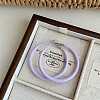 Alloy Epoxy Hoop Earrings FS-WG979F0-14-1
