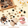 Dyed Natural Coconut Beads COCB-YW0001-01-5