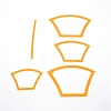 Plastic Mask Template DIY-WH0196-32-1
