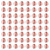 100Pcs Crackle Transparent Glass Beads GLAA-TADJ0001-12H-2