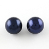 Round ABS Plastic Imitation Pearl Beads OACR-R053-24-1