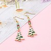 Brass Dangle Earrings EJEW-JE04511-S-5