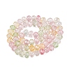 Transparent Glass Beads Strands GLAA-T023-8mm-A14-2