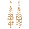 Alloy Stud Dangle Earrings for Women AL-CBA6127-05G-2