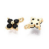 Brass Micro Pave Cubic Zirconia Pendants X-KK-D356-07F-G-2