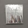 Silver Metallic Plastic Twist Ties for Candy Bags X-OCOR-R001-80mm-1-3