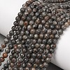 Natural Fluorescent Syenite Rock(Glow under UV Light) Beads Strands GG-NH0012-A01-4mm-2