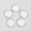 Clear Glass Cabochons GGLA-G005-1