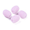 Opaque Resin European Jelly Colored Beads RESI-B025-02A-04-1