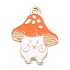 Autumn Theme Alloy Enamel Pendants X-ENAM-E361-03LG-2