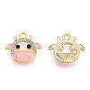 Eco-Friendly Zinc Alloy Charms FIND-N048-039C-NR-1
