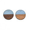 Resin & Walnut Wood Pendants LS-RESI-S358-02B-09-2