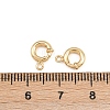 Brass Spring Ring Clasps KK-B157-06G-3
