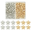 250Pcs 2 Colors CCB Plastic Beads CCB-FS0001-10-1