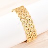 304 Stainless Steel Bangles for Women BJEW-Z155-04G-3