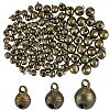 CHGCRAFT 240Pcs 3 Style Brass Charms KK-CA0003-10-1