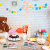Folding Rectangle PET Plastic Portable Cupcake Gift Storage Box CON-WH0085-137A-5