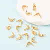 Brass Bead Tips KK-T032-153G-5