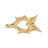304 Stainless Steel Bat Wings Heart Links Connector Charms X-STAS-S186-13G-2
