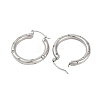 304 Stainless Steel Hoop Earrings for Women EJEW-K281-34P-02-2