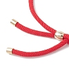 3MM Round Nylon Twisted Cord Slider Bracelet Making AJEW-JB01467-03-3