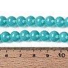 Transparent Glass Imitation Cat Eye Beads Strands GLAA-Q110-01B-07-4