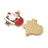 304 Stainless Steel Enamel Pendants STAS-L300-012G-18-2