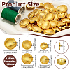 40Pc 5 Styles Alloy Buttons FIND-NB0005-78G-2