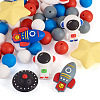  48Pcs 11 Style Silicone Beads SIL-TA0001-41-11