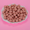 Round Silicone Focal Beads SI-JX0046A-74-3