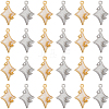 32Pcs 2 Colors Alloy Enamel Pendants ENAM-SC0005-63-1