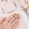 1Pc 925 Sterling Silver Spring Gate Rings STER-BBC0008-04-3