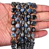Natural Dumortierite Beads Strands G-C116-A113-01-3