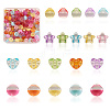  Jewelry 200Pcs 4 Style 1-Hole Transparent Acrylic Buttons TACR-PJ0001-04-2