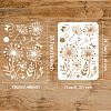 Plastic Drawing Painting Stencils Templates DIY-WH0396-224-2