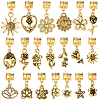 40Pcs 20 Styles Alloy European Dangle Charms PALLOY-BM00018-1