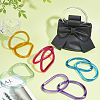 12Pcs 6 Colors D Shaped Resin Bag Handles DIY-PH0035-23-4