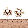 Alloy with ABS Imitation Pearl & Crystal Rhinestone & Acrylic Pendants PALLOY-Q466-04G-05-3