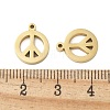 304 Stainless Steel Charms STAS-L022-137G-3