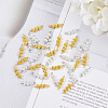 DICOSMETIC 100Pcs 2 Colors Alloy Connector Charms FIND-DC0003-24-4
