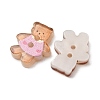 2-Hole Printed Opaque Resin Buttons RE-CBAD26B-24-2