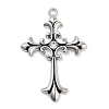 Cross Alloy Rhinestone Pendants FIND-U006-15AS-06-1