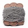 Tarnish Resistant 304 Stainless Steel Cable Chains CHS-K004-06P-0.8mm-2