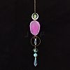 Natural Agate Piece Hanging Ornaments PW-WG29125-02-1