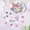 60Pcs 3 Styles Opaque Resin European Beads RESI-TA0005-29-6