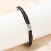 304 Stainless Steel Microfiber Leather Cord Cuff Bangles BJEW-D304-14P-02-4