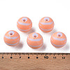 Opaque Striped Acrylic Beads MACR-S373-27B-08-4